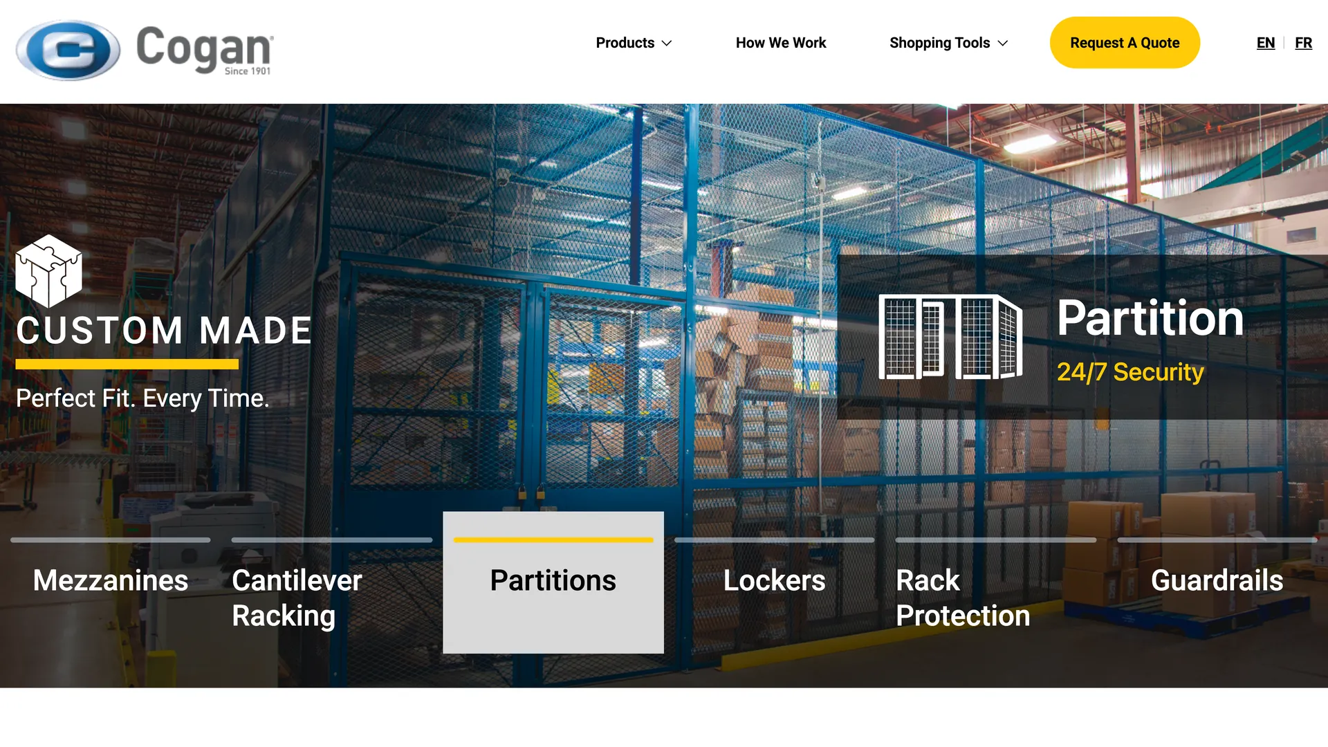 Cogan Wire & Metal Products website homepage